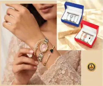 Women's Watch with Bracelet Assorted