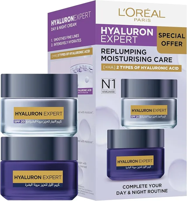 L'Oreal Paris Hyaluron Expert Cream Day + Night Cream Mask