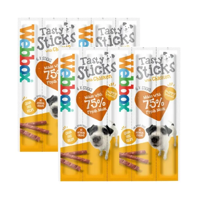 Webbox Dog Treats 6 Sticks w/ Chicken