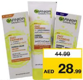 Garnier اولاي كريم النهار + كريم الليل + غسول الوجه
