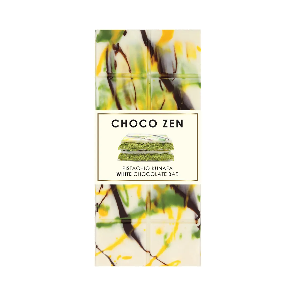 Choco Zen Chocozen بيستا كنافة أبيض