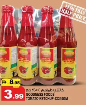 Goodness Foods Tomato Ketchup