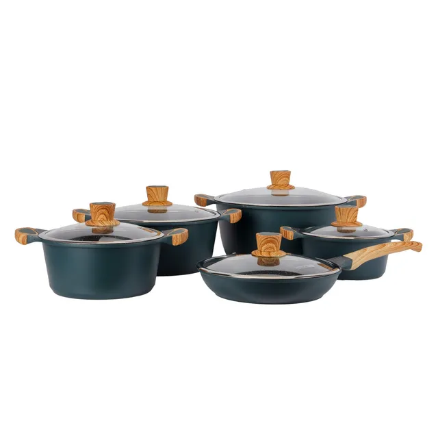 Royalford Royal Emerald Die-Cast Cookware Set