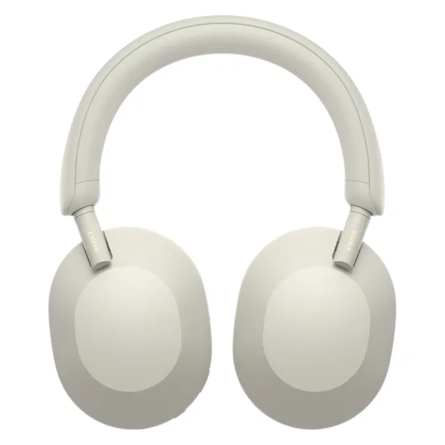 Sony WH-1000XM5 Headphones Wireless Over-Ear Noise Cancelling Platinum Silver