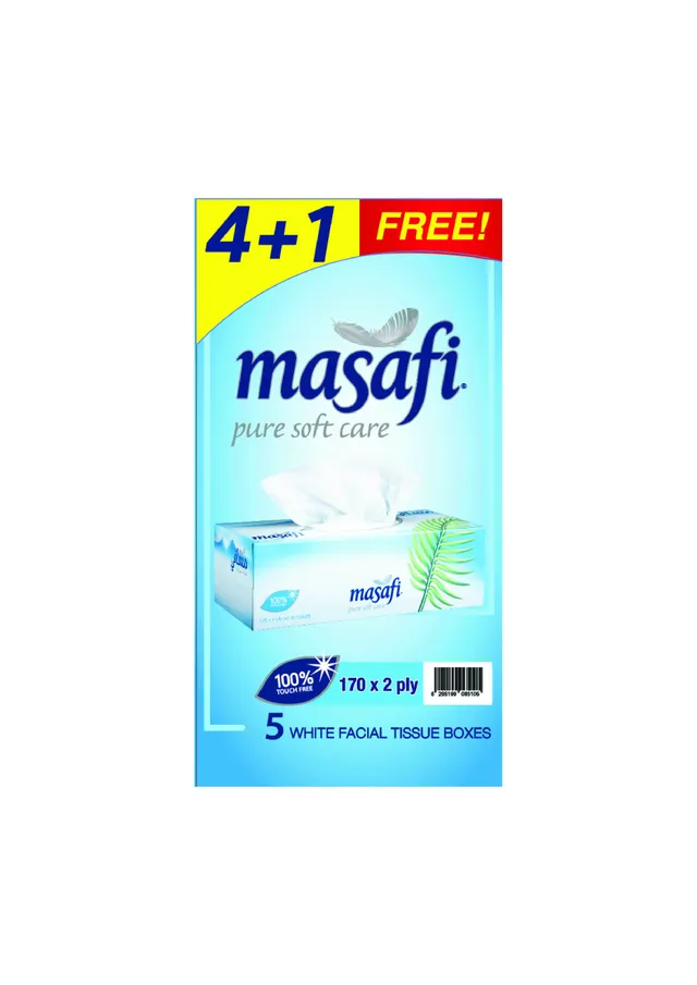 Masafi Facial Tissue - 5 x 170's