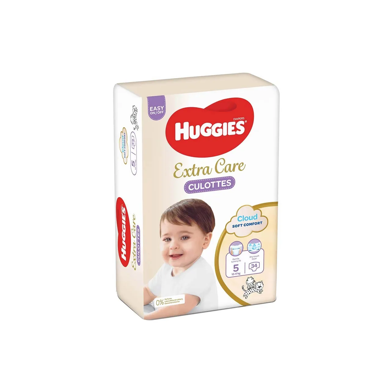 Huggies حفاضات بانتس مقاس 5 عدد 34