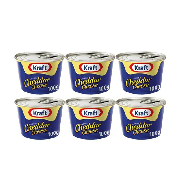 Kraft Processed Cheddar Cheese Can