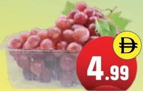 عنب أحمر بالعلبة