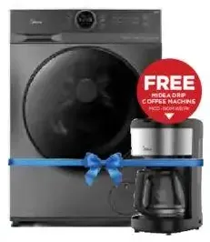 Midea غسالة ومجففة ذكية بتحميل أمامي Mf200D120Wbt-Gcc
