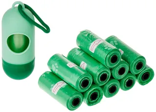 generic Mumoo Bear Dog poop Bags Waste Poop 150 bags 10Rolls With Dispenser and Waste Dog Poop Bag Leash Clip for Doggie Cats Puppy Biodegradable Extra Thick Large Leak Proof Environment Friendly Poo Bags