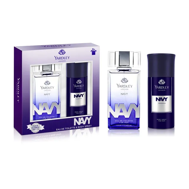 Yardley Navy Edt +Body Spray