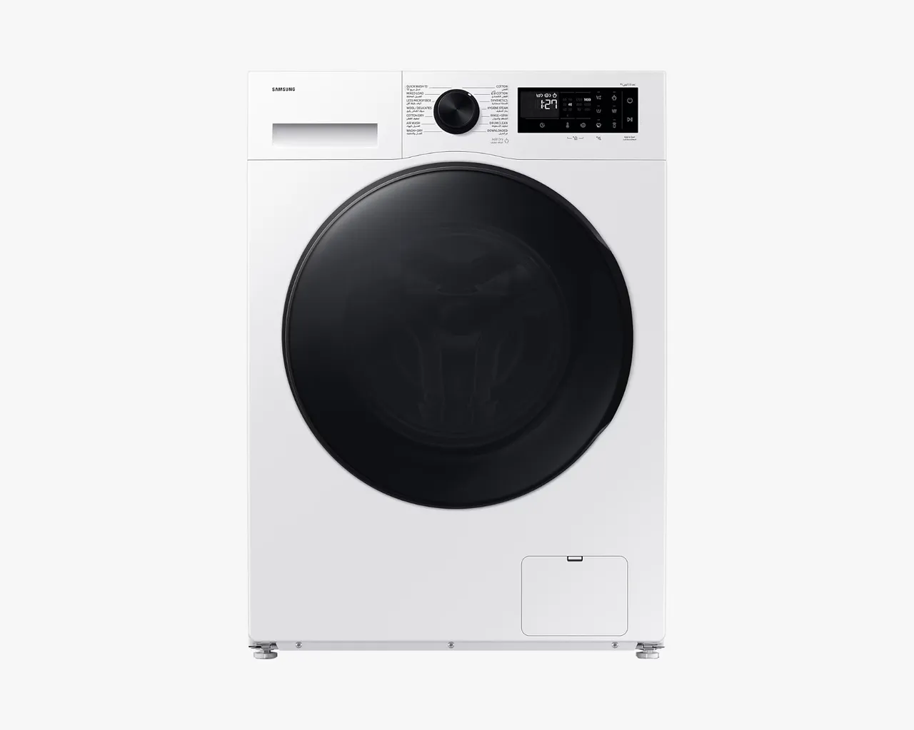 Samsung غسالة ومجفف كومبو 10.5/ مع وضع توفير الطاقة SmartThings AI وتقنية AI Ecobubble WD10DG5B15BEGU، أبيض