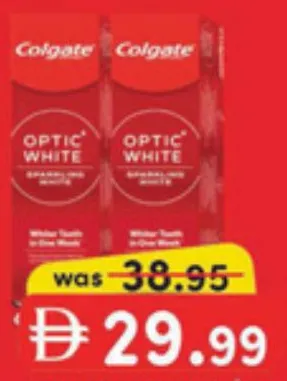 Colgate Toothpaste Optic White