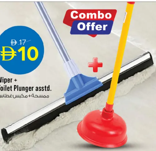 Wiper + Toilet Plunger Assorted