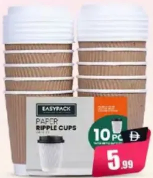 Easypack Ripple Cup + Lid