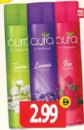 aura Air Freshner Ocean Breeze