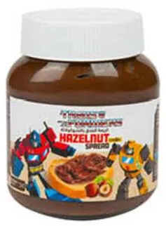 Transformers Hazelnut Spread