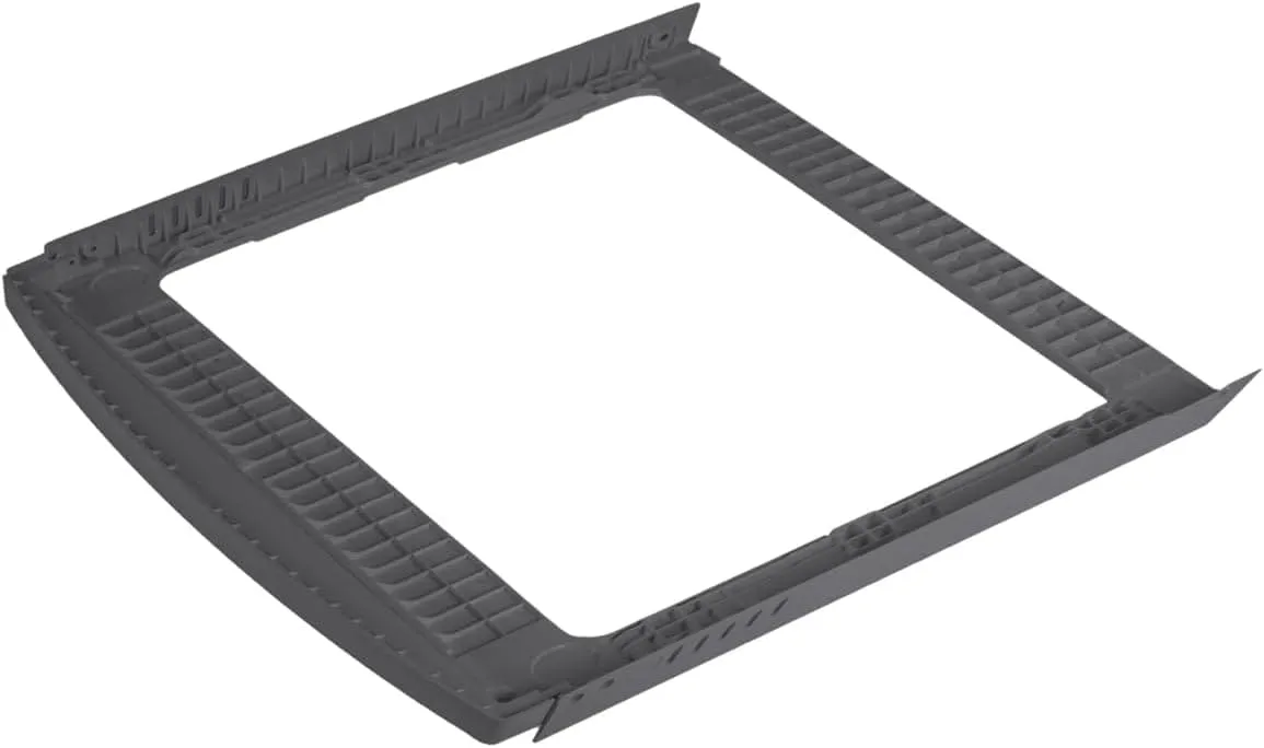 Millen طقم تكديس رمادي فضائي Space Grey - تثبيت آمن للغسالة والمجفف، رف МWM10BL