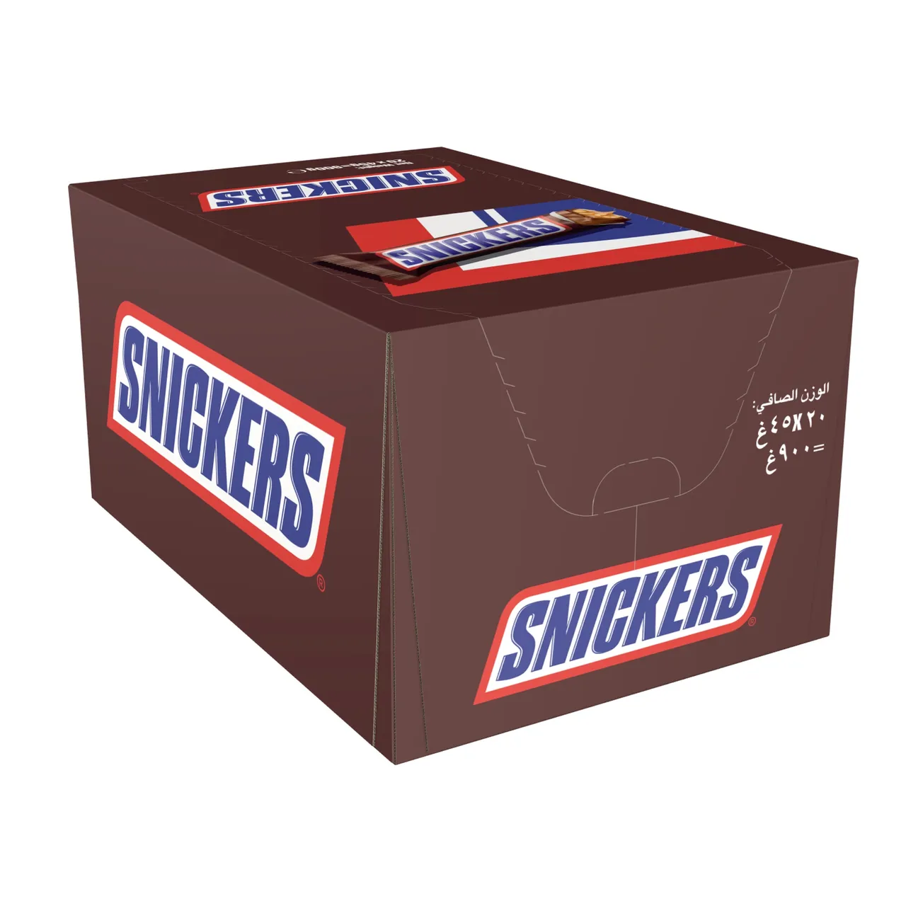 Snickers ألواح شوكولاته بالحليب