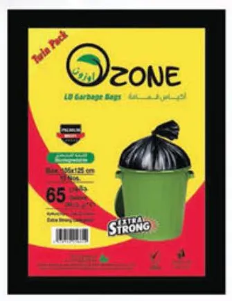 Ozone Ld Black Garbage Bags