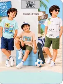 Tidy Boy تي شيرت ولادي منوع