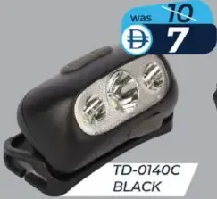 Head Lamp TD-0140C Black