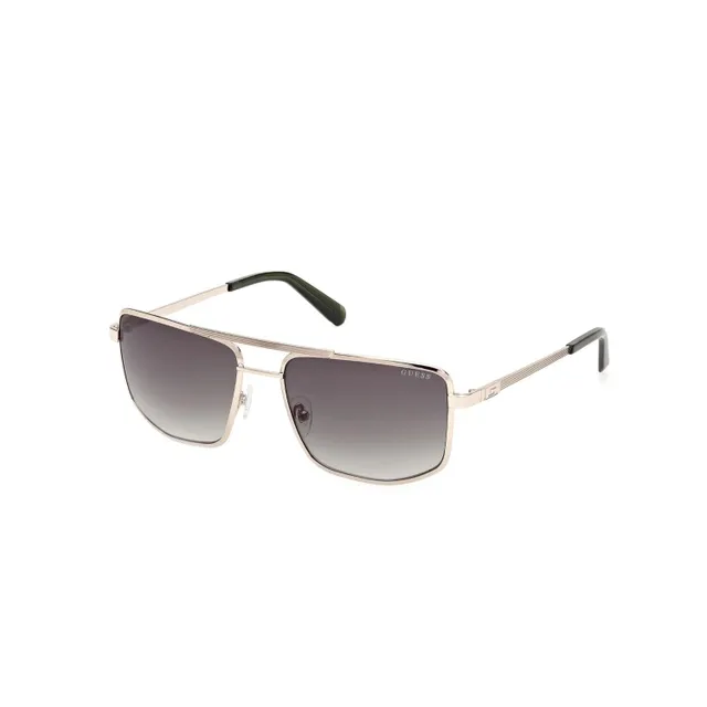 Guess Men's Navigator Sunglasses, Gold, GU00208 32P57