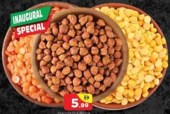 Masoor Dal/Black Chana/Chana Dal