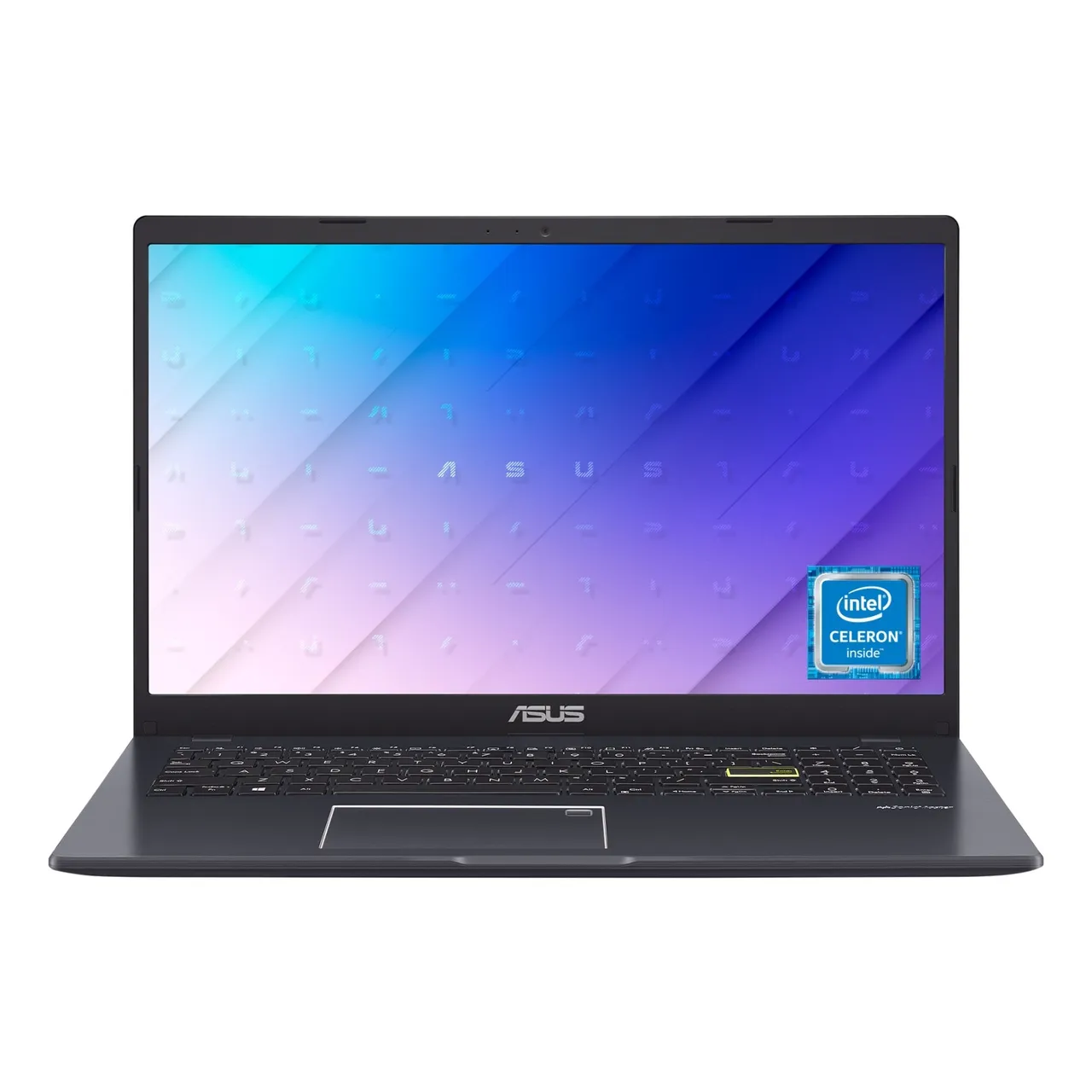 ASUS لابتوب E510MA شاشة 15.6 بوصة معالج Celeron N4500 ذاكرة 4GB RAM تخزين 128GB SSD كرت Intel UHD أزرق Peacock Blue