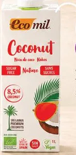 Ecomil Bio-Organic Sugar Free Coconut Milk Nature