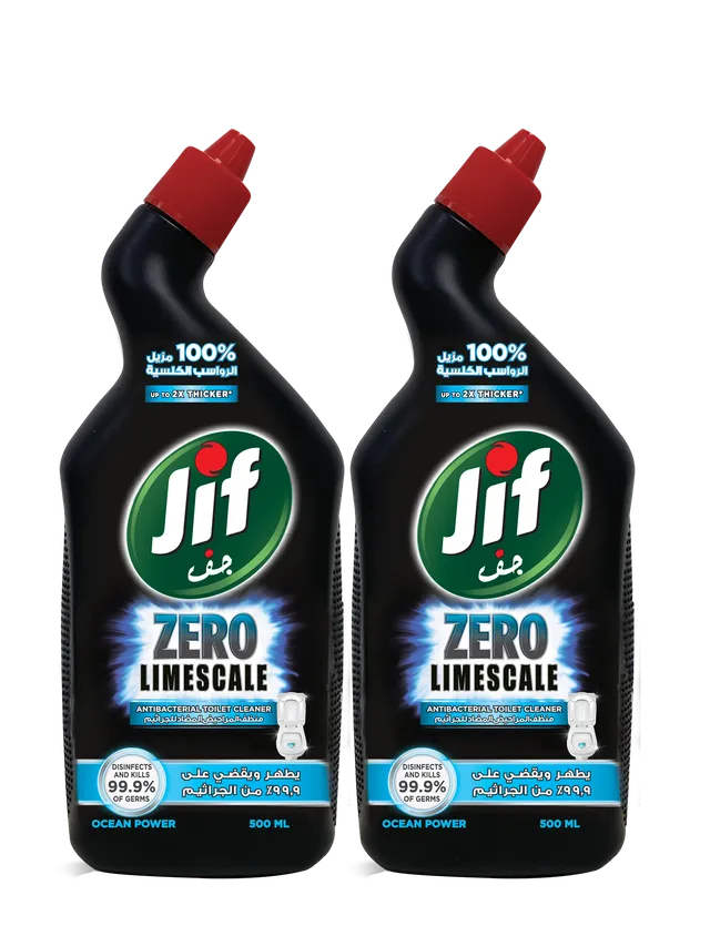 Jif Zero Limescale Ocean Power Anti-Bacterial Toilet Cleaner