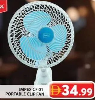 Impex Portable Clip Fan Cf 01