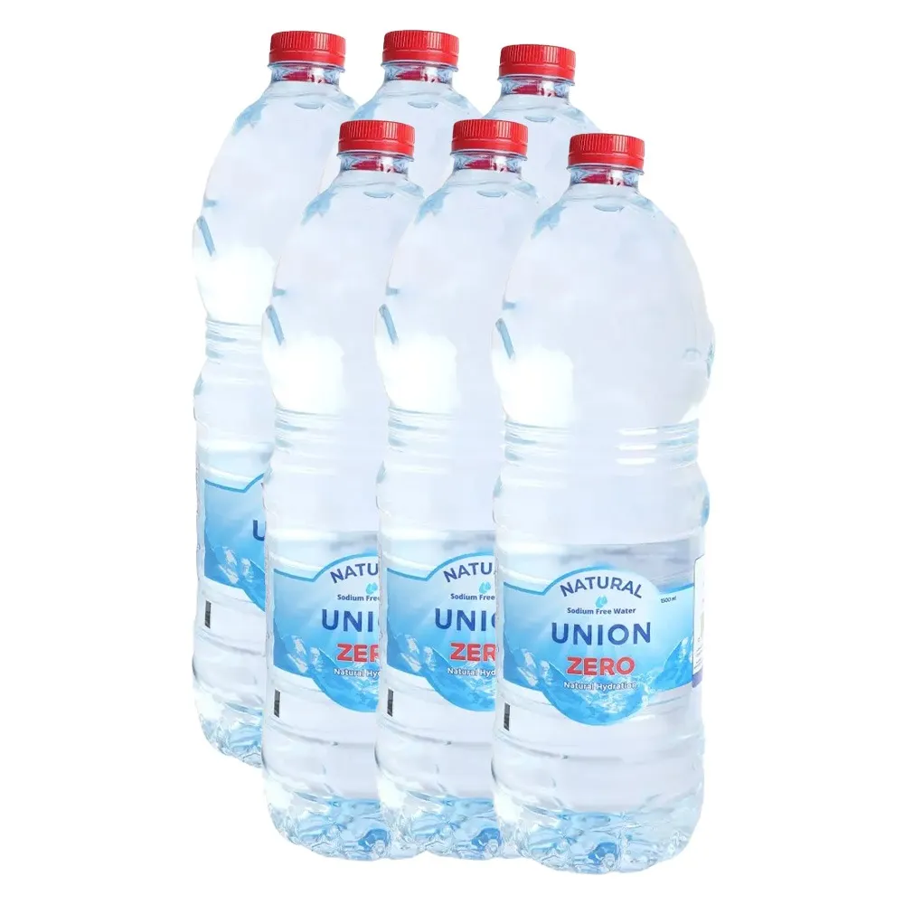 Union مياه طبيعية خالية من الصوديوم زيرو