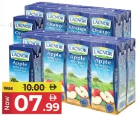 Lacnor Juice No Added Sugar Orange/Apple