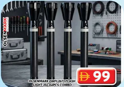 Olsenmark مجموعة مصباح يدوي