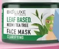 Bioluxe Naturals Leaf Based Face Mask Neem & Tea Tree