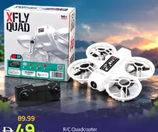 Xfly Quad طائرة رباعية المراوح بالتحكم عن بُعد من دون كاميرا مع إضاءة