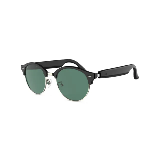 Green Lion Urban-X Audio Sunglass, Black, GNURBNXBK