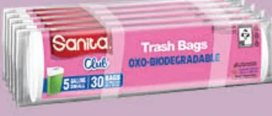 Napco Trash Bag Club Bio Assorted