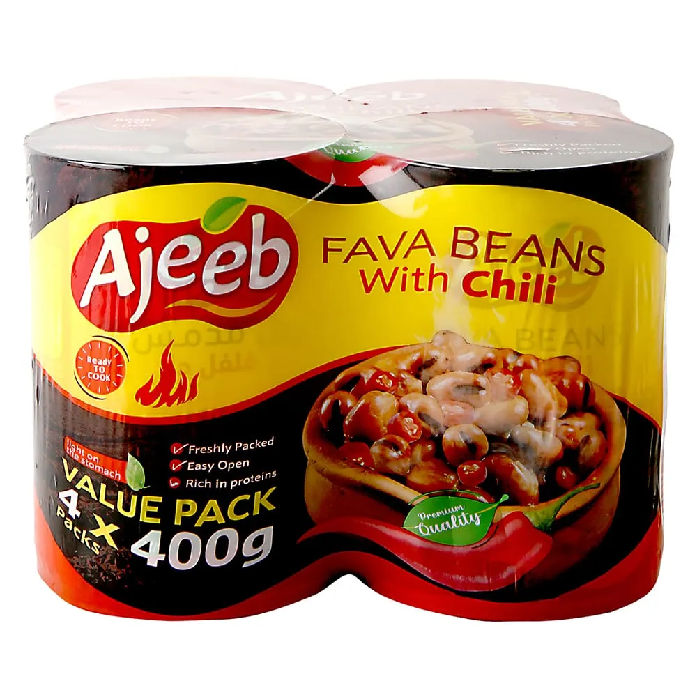 Ajeeb فول بالفلفل الحار