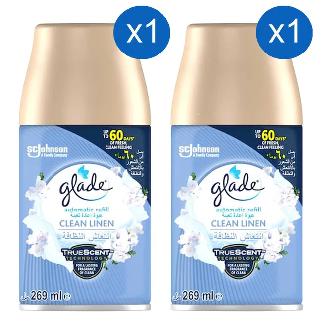 Glade TrueScent Automatic Spray Refill Clean Linen
