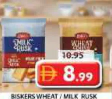 Biskers Wheat / Milk Rusk