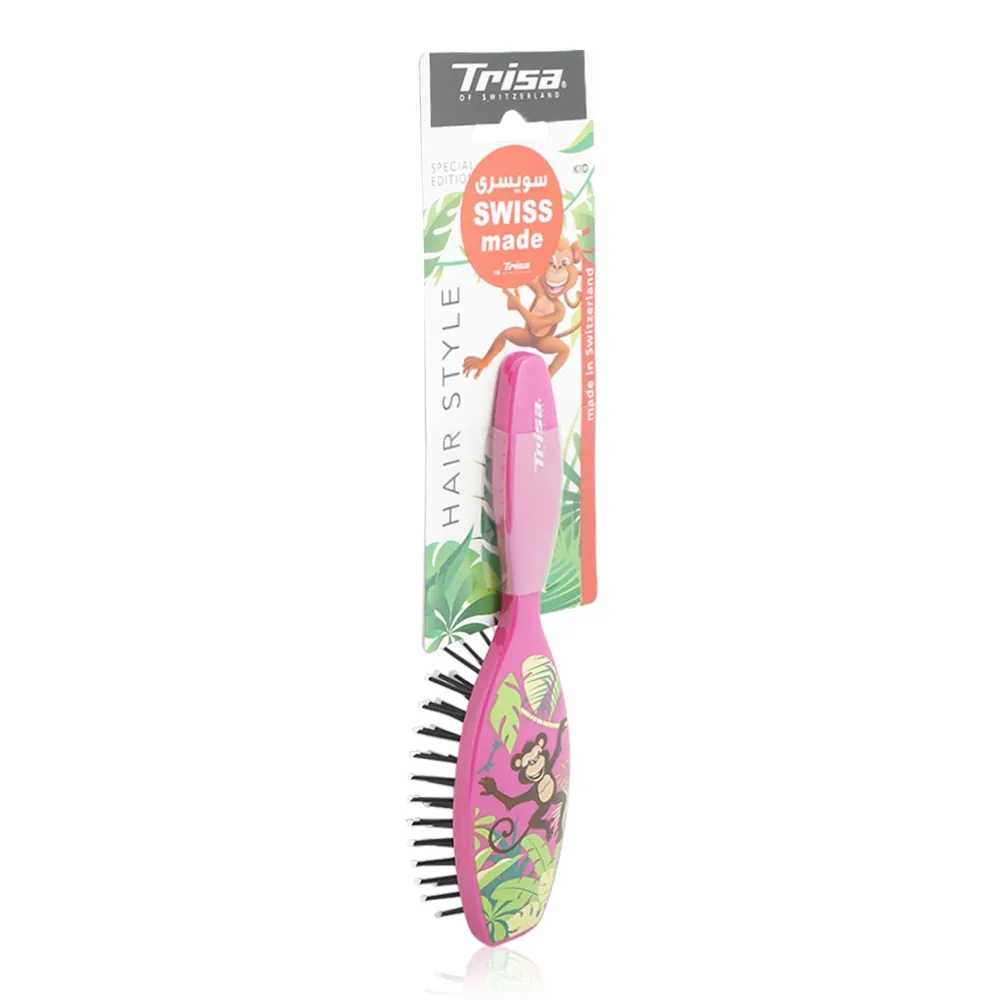 Trisa فرشاة شعر للأطفال Safari