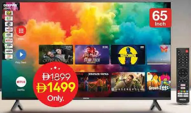Geepas 4K Ultra Hd Led Tv GLED6538SEUHD