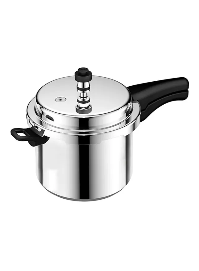 delcasa Aluminium Pressure Cooker Silver/Black