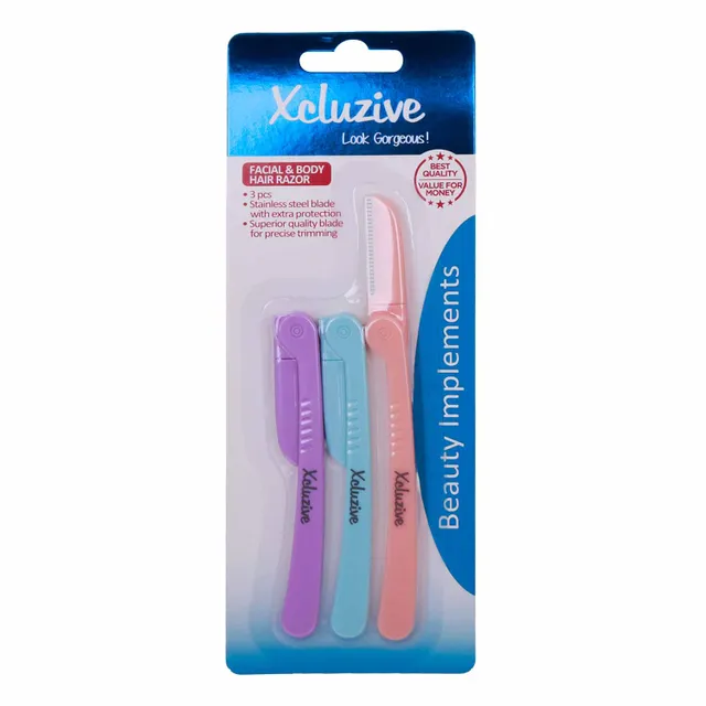 Xcluzive Facial & Body Hair Razors 3 pcs
