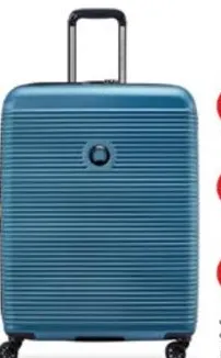 Delsey Paris حقيبة ترولي دلسي ٤ عجلات صلبة