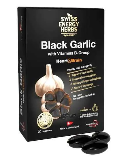 Swiss Energy Black Garlic - 20's