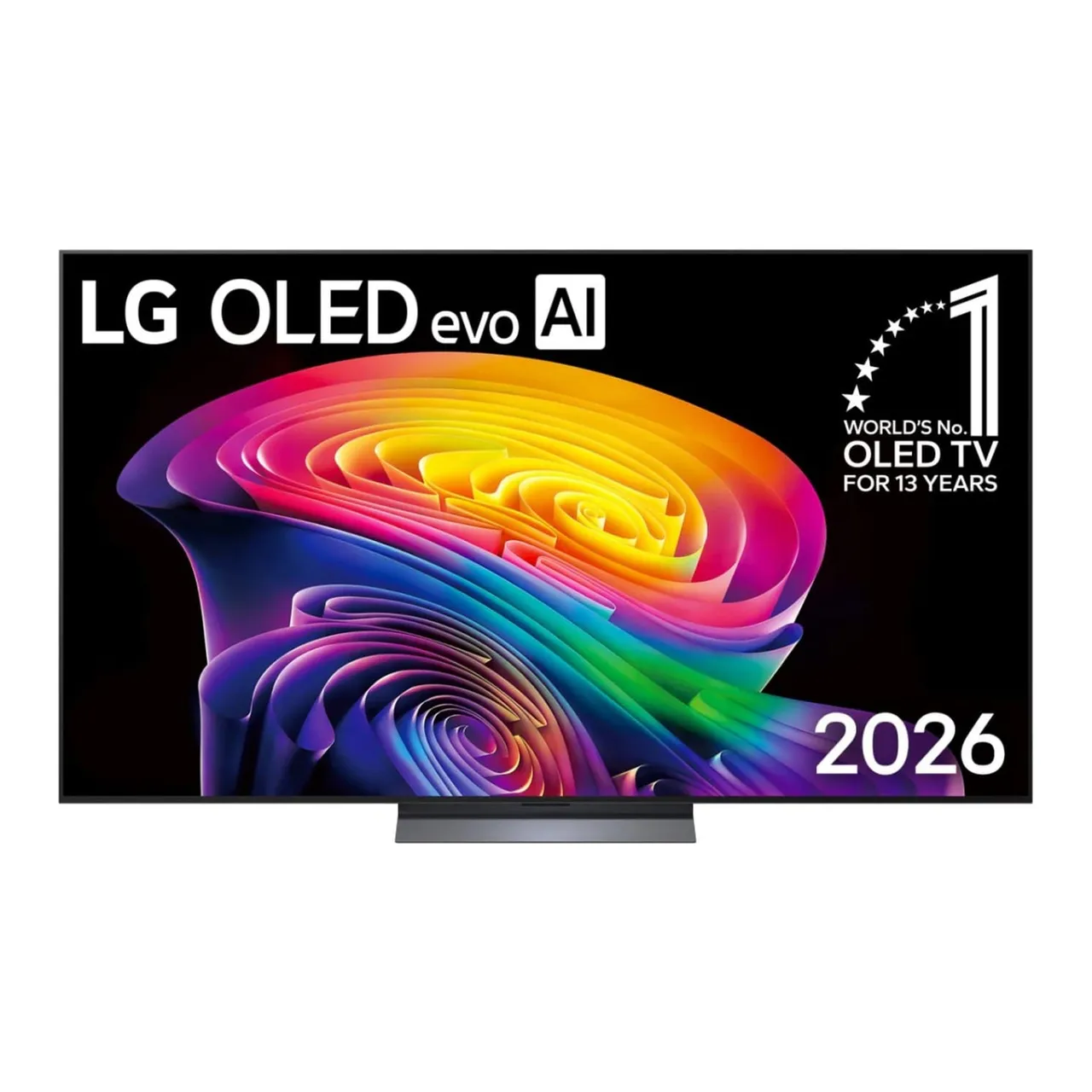 LG تلفاز ذكي 77 بوصة OLED evo AI C6 4K مع ريموت ماجيك ودولبي WebOS26، 2026 OLED77C66LA
