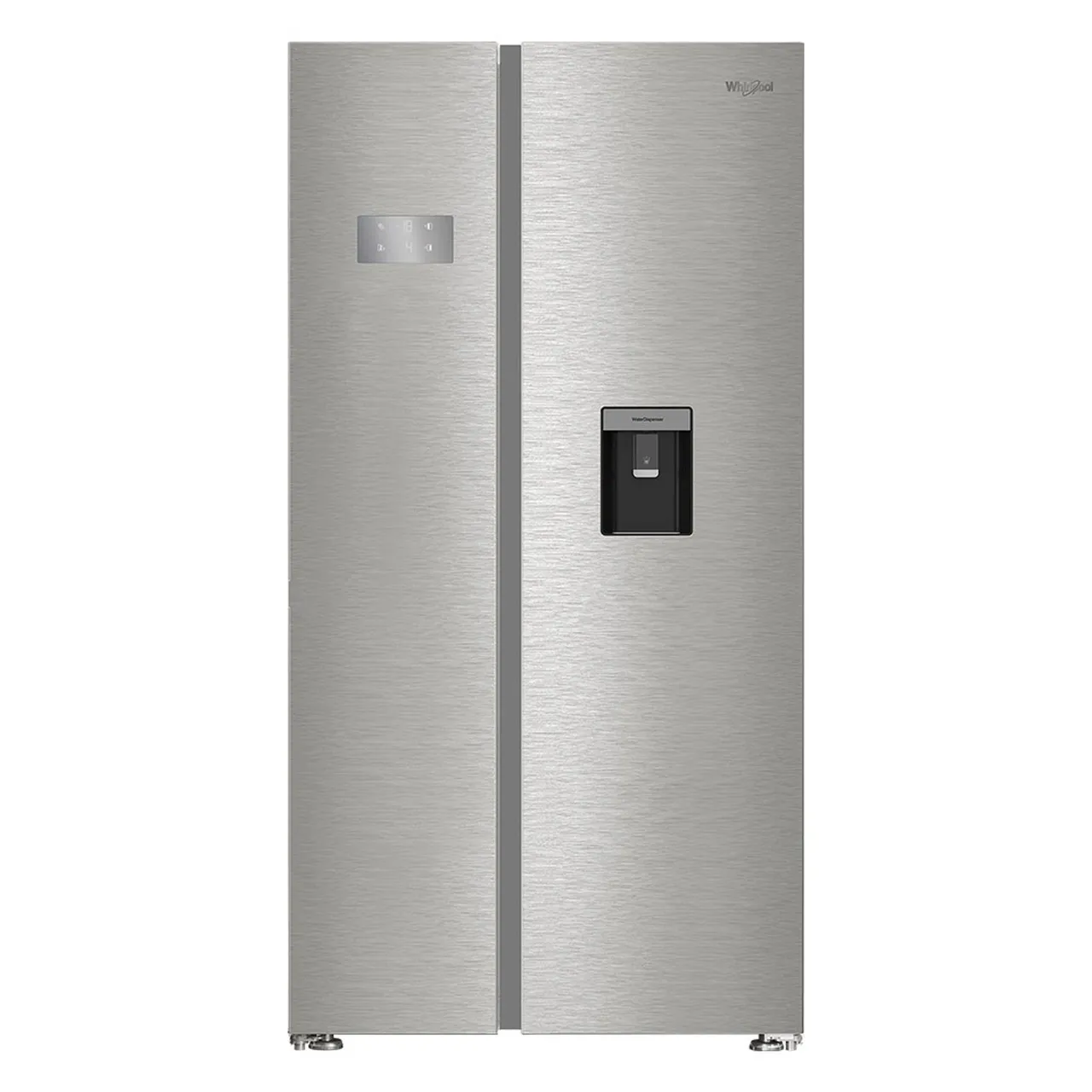 whirlpool ثلاجة ببابين جنب إلى جنب WSBF916634 XME، ستيل لؤلؤي، 2 باب